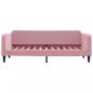 Preview: Tagesbett Rosa 80x200 cm Samt