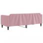 Preview: Tagesbett Rosa 80x200 cm Samt