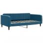 Preview: Tagesbett Blau 100x200 cm Samt