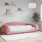 Preview: ARDEBO.de - Tagesbett Rosa 100x200 cm Samt