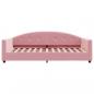 Preview: Tagesbett Rosa 100x200 cm Samt