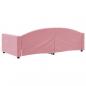 Preview: Tagesbett Rosa 100x200 cm Samt