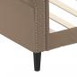 Preview: Tagesbett Cappuccino-Braun 80x200 cm Kunstleder