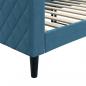 Preview: Tagesbett Blau 80x200 cm Samt