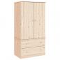 Preview: Kleiderschrank ALTA 90x55x170 cm Massivholz Kiefer