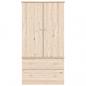 Preview: Kleiderschrank ALTA 90x55x170 cm Massivholz Kiefer