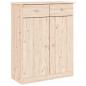 Preview: Schuhschrank ALTA 77x35x96 cm Massivholz Kiefer