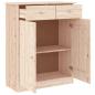 Preview: Schuhschrank ALTA 77x35x96 cm Massivholz Kiefer