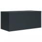 Preview: Aktenschrank Anthrazit 90x40x110 cm Stahl