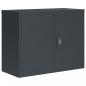 Preview: Aktenschrank Anthrazit 90x40x110 cm Stahl