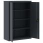 Preview: Aktenschrank Anthrazit 90x40x180 cm Stahl