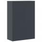 Preview: Aktenschrank Anthrazit 90x40x180 cm Stahl