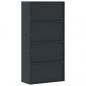 Preview: Aktenschrank Anthrazit 90x40x220 cm Stahl