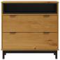 Preview: Schubladenschrank FLAM 80x40x80 cm Massivholz Kiefer