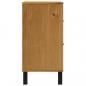 Preview: Schubladenschrank FLAM 80x40x80 cm Massivholz Kiefer