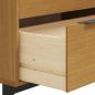 Preview: Schubladenschrank FLAM 80x40x80 cm Massivholz Kiefer