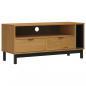 Preview: TV-Schrank FLAM 110x40x50 cm Massivholz Kiefer