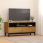 Preview: ARDEBO.de - TV-Schrank FLAM 110x40x50 cm Massivholz Kiefer