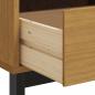 Preview: TV-Schrank FLAM 110x40x50 cm Massivholz Kiefer