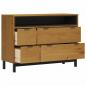 Preview: Schubladenschrank FLAM 110x40x80 cm Massivholz Kiefer