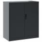 Preview: Aktenschrank Anthrazit 79x40x90 cm Stahl