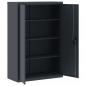 Preview: Aktenschrank Anthrazit 90x40x140 cm Stahl