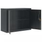 Preview: Aktenschrank Anthrazit 90x40x70 cm Stahl