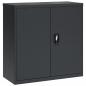 Preview: Aktenschrank Anthrazit 90x40x90 cm Stahl