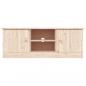 Preview: TV-Schrank ALTA 112x35x41 cm Massivholz Kiefer