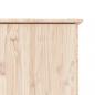 Preview: TV-Schrank ALTA 112x35x41 cm Massivholz Kiefer