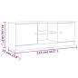 Preview: TV-Schrank ALTA 112x35x41 cm Massivholz Kiefer