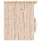 Preview: TV-Schrank mit Schubladen ALTA 100x35x41 cm Massivholz Kiefer