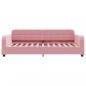 Preview: Tagesbett Rosa 100x200 cm Samt