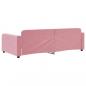 Preview: Tagesbett Rosa 100x200 cm Samt