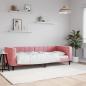 Preview: ARDEBO.de - Tagesbett Rosa 80x200 cm Samt