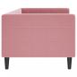 Preview: Tagesbett Rosa 80x200 cm Samt