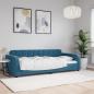 Preview: ARDEBO.de - Tagesbett Blau 90x200 cm Samt