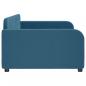 Preview: Tagesbett Blau 90x200 cm Samt