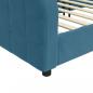 Preview: Tagesbett Blau 90x200 cm Samt