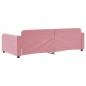 Preview: Tagesbett Rosa 90x200 cm Samt