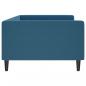 Preview: Tagesbett Blau 100x200 cm Samt