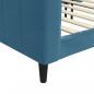 Preview: Tagesbett Blau 100x200 cm Samt