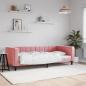 Preview: ARDEBO.de - Tagesbett Rosa 90x200 cm Samt