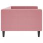 Preview: Tagesbett Rosa 90x200 cm Samt