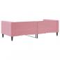 Preview: Tagesbett Rosa 90x200 cm Samt