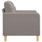 Preview: Sofasessel Taupe 60 cm Stoff