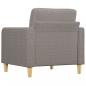 Preview: Sofasessel Taupe 60 cm Stoff