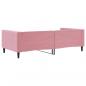 Preview: Tagesbett Rosa 100x200 cm Samt