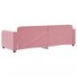 Preview: Tagesbett Rosa 80x200 cm Samt