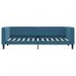 Preview: Tagesbett Blau 80x200 cm Samt